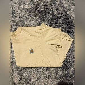 carhartt t shirt
light yellow 
size medium